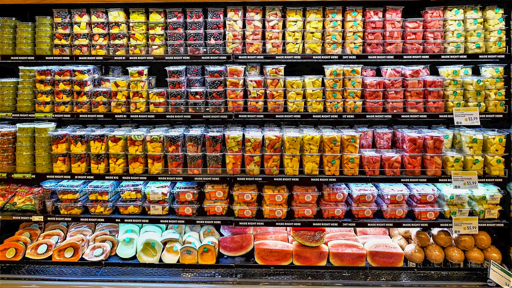 Food in Grocery Shelves 